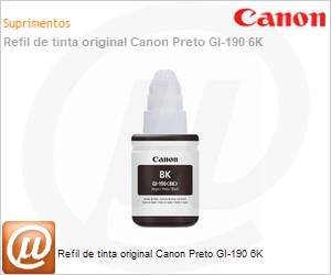 0667C001AC - Refil de tinta original Canon Preto GI-190 6K
